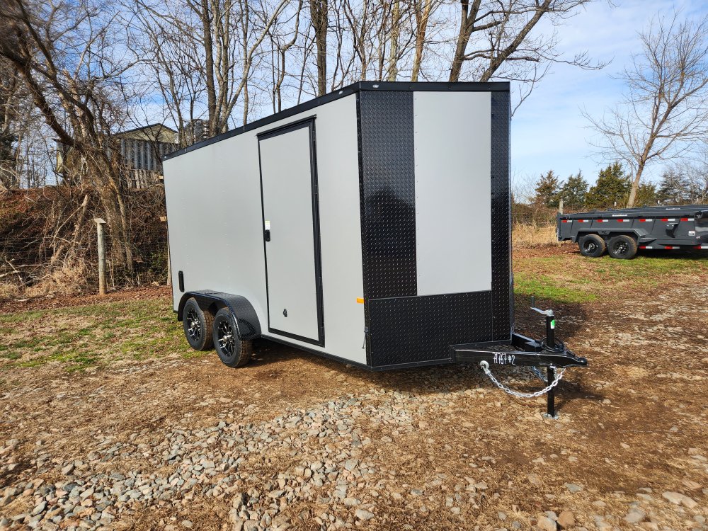 2026 Rock Solid Cargo 7x14 7k Enclosed w/ Blackout Special Package, 7' Interior Height, Polycore (.0