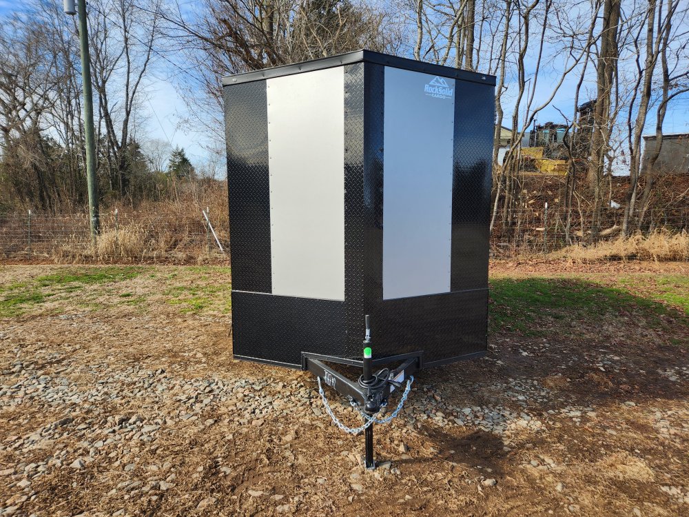 2026 Rock Solid Cargo 7x14 7k Enclosed w/ Blackout Special Package, 7' Interior Height, Polycore (.0