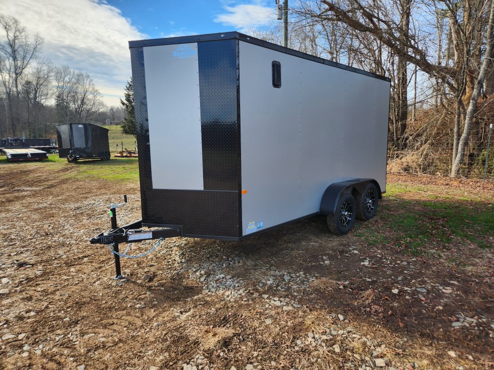 2026 Rock Solid Cargo 7x14 7k Enclosed w/ Blackout Special Package, 7' Interior Height, Polycore (.0