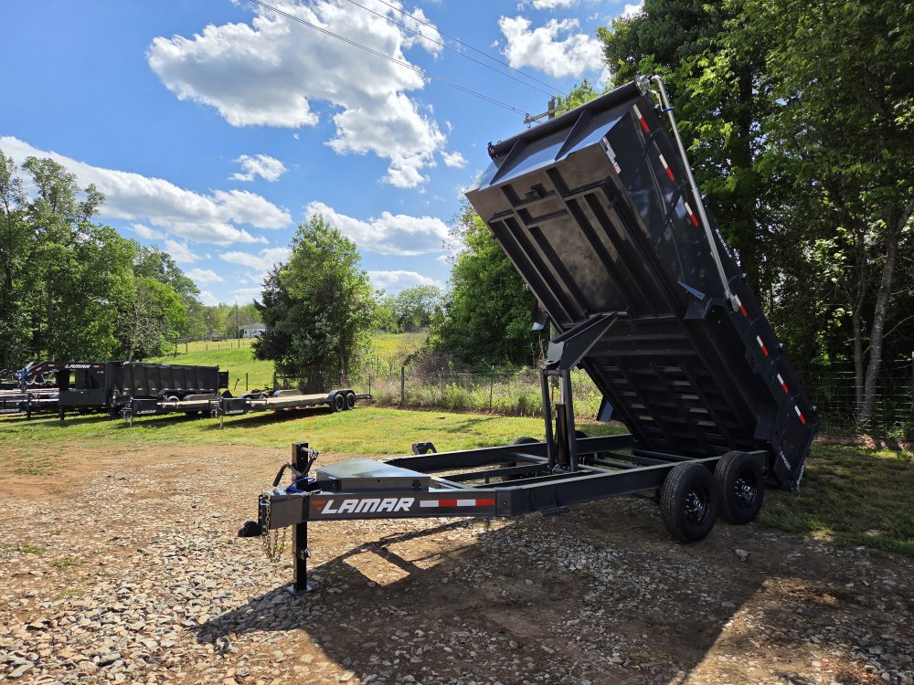 2026 Lamar 7x16 14k Dump w/ Upgraded Tarp and 36" Sides