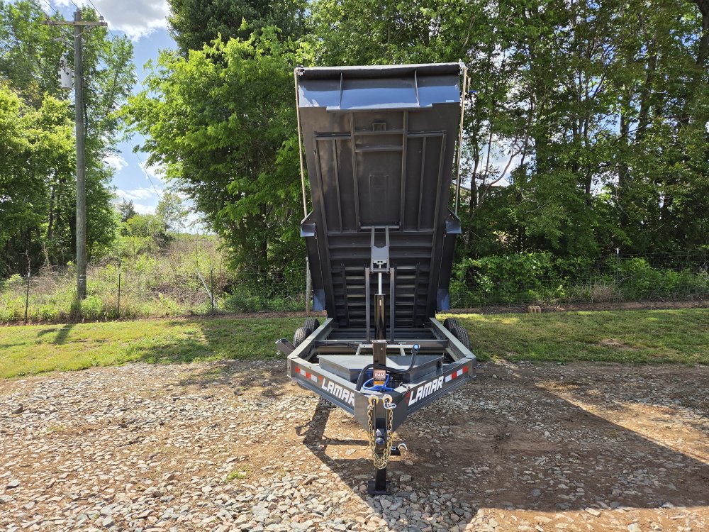 2026 Lamar 7x16 14k Dump w/ Upgraded Tarp and 36" Sides