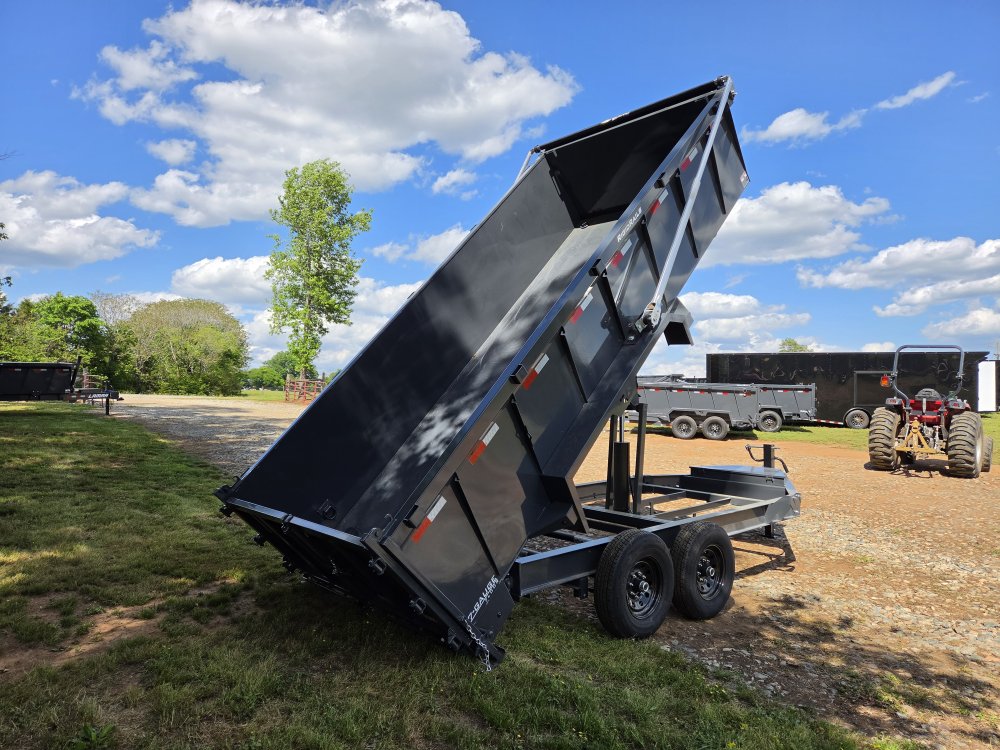 2026 Lamar 7x16 14k Dump w/ Upgraded Tarp and 36" Sides