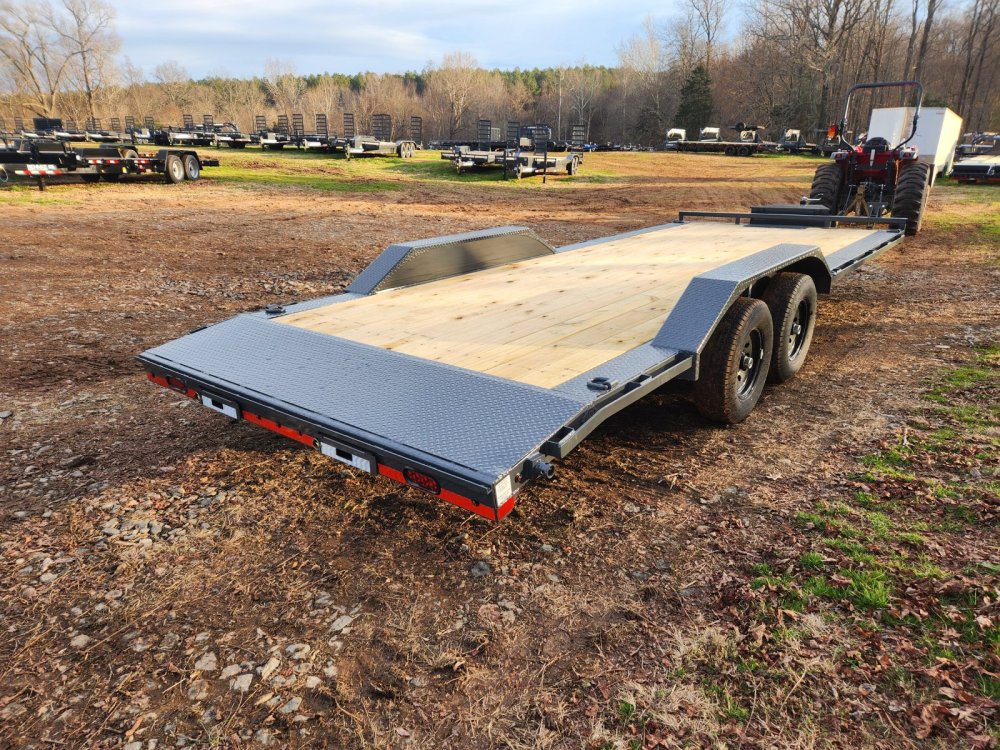 2026 Lamar 102x22 10k Car Hauler w/ Drive-Over Fenders, Toolbox, Winch Plate and Spare Tire