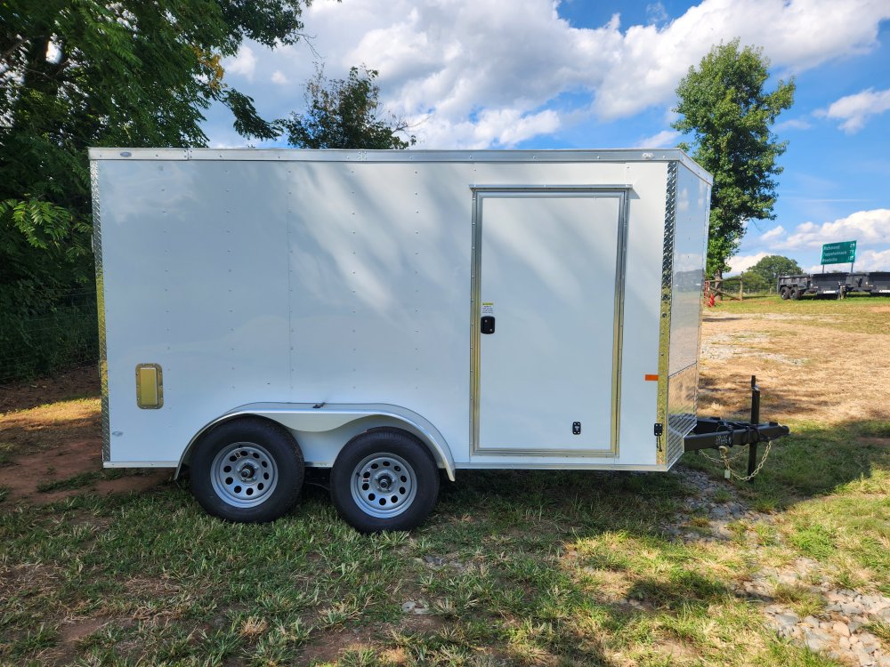 2026 Rock Solid Cargo 6x12 7k Enclosed w/ Polycore Upgrade and Side Vents