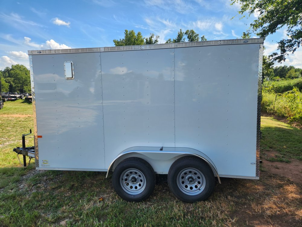 2026 Rock Solid Cargo 6x12 7k Enclosed w/ Polycore Upgrade and Side Vents