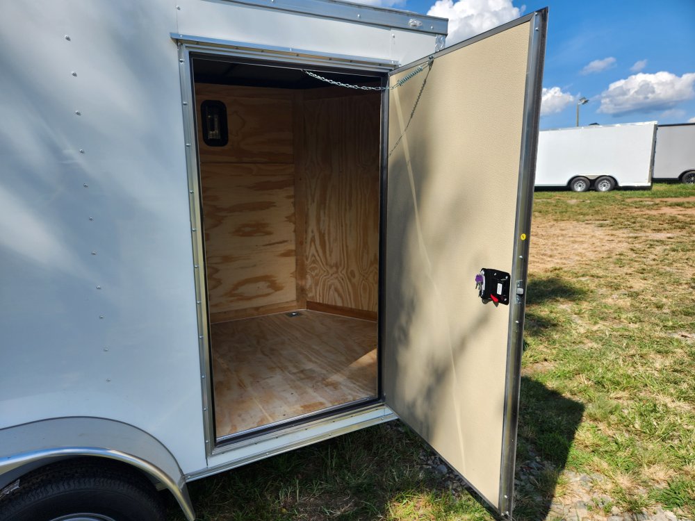 2026 Rock Solid Cargo 6x12 7k Enclosed w/ Polycore Upgrade and Side Vents