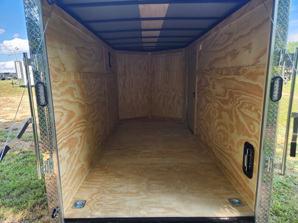 2026 Rock Solid Cargo 6x12 7k Enclosed w/ Polycore Upgrade and Side Vents