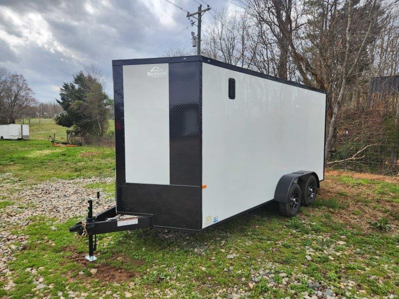 2026 Rock Solid Cargo 7x16 7k Enclosed w/ Blackout Special Package, 7' Interior Height, (.080) Polyc