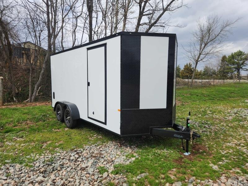 2026 Rock Solid Cargo 7x16 7k Enclosed w/ Blackout Special Package, 7' Interior Height, (.080) Polyc