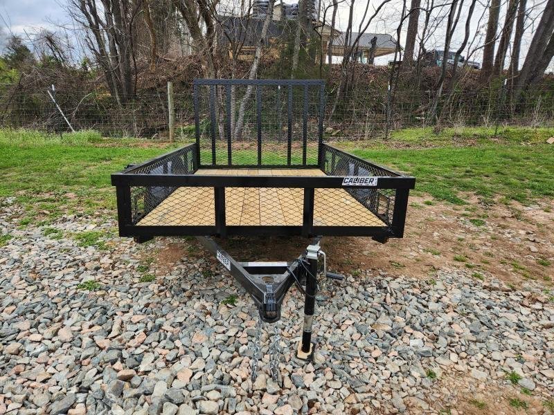 2025 Caliber 6x10 Single Axle Utility w/ 1' Mesh Sides