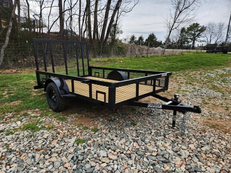 2025 Caliber 6x10 Single Axle Utility w/ 1' Mesh Sides