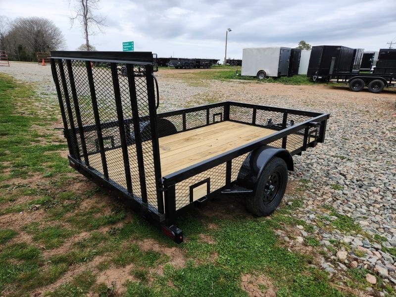 2025 Caliber 6x10 Single Axle Utility w/ 1' Mesh Sides
