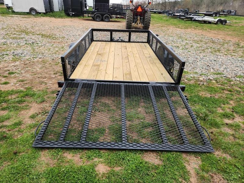 2025 Caliber 6x10 Single Axle Utility w/ 1' Mesh Sides