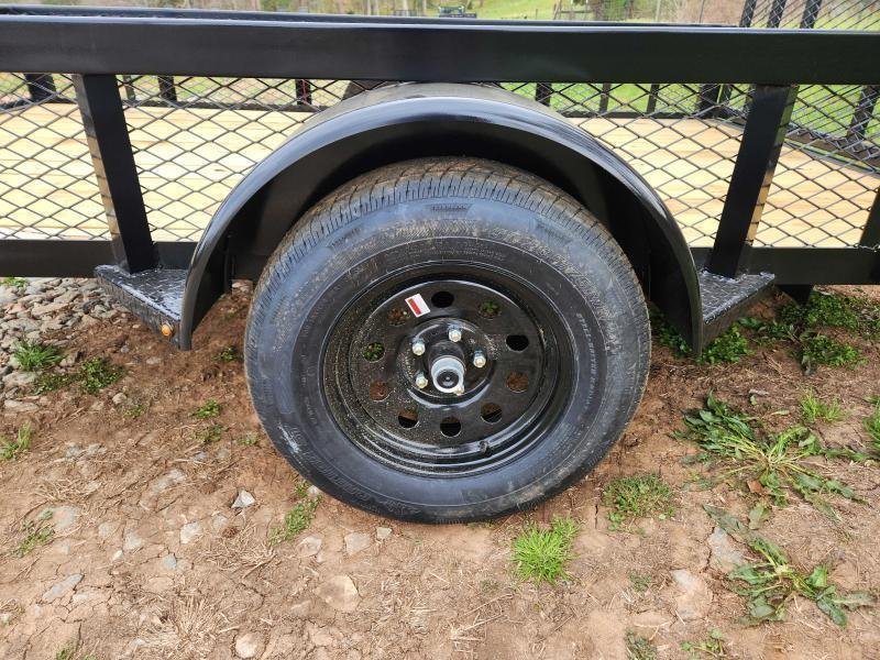 2025 Caliber 6x10 Single Axle Utility w/ 1' Mesh Sides