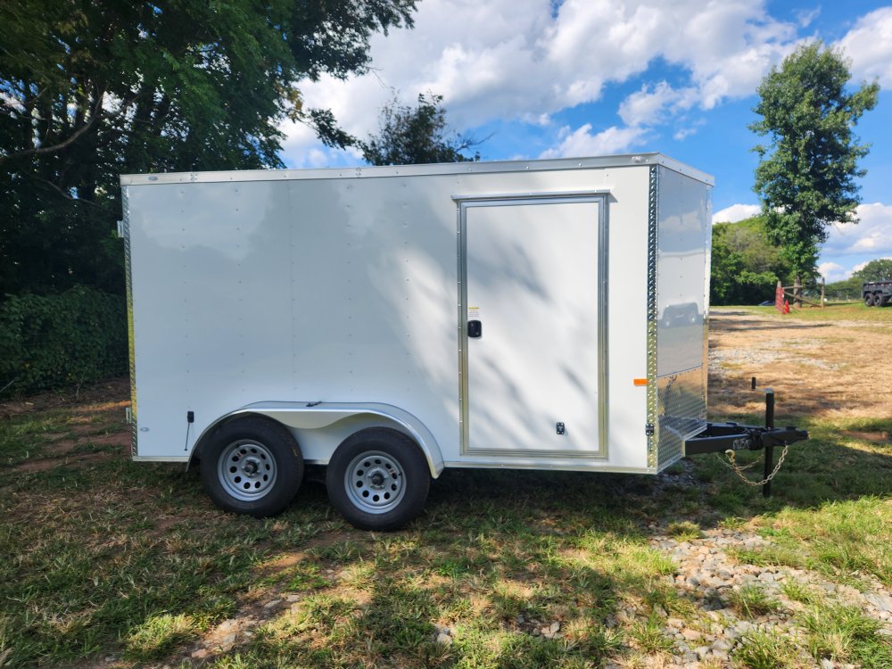2026 Rock Solid Cargo 6x12 7k Enclosed w/ Polycore Upgrade and Barn Doors