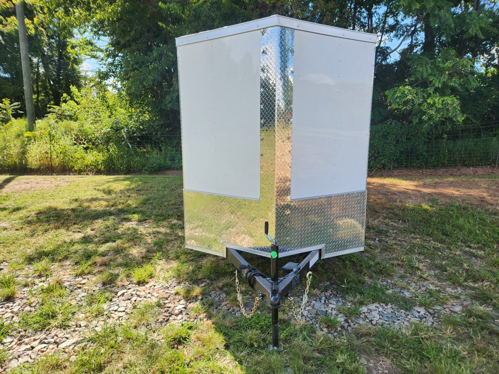 2026 Rock Solid Cargo 6x12 7k Enclosed w/ Polycore Upgrade and Barn Doors