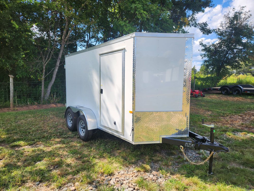 2026 Rock Solid Cargo 6x12 7k Enclosed w/ Polycore Upgrade and Barn Doors