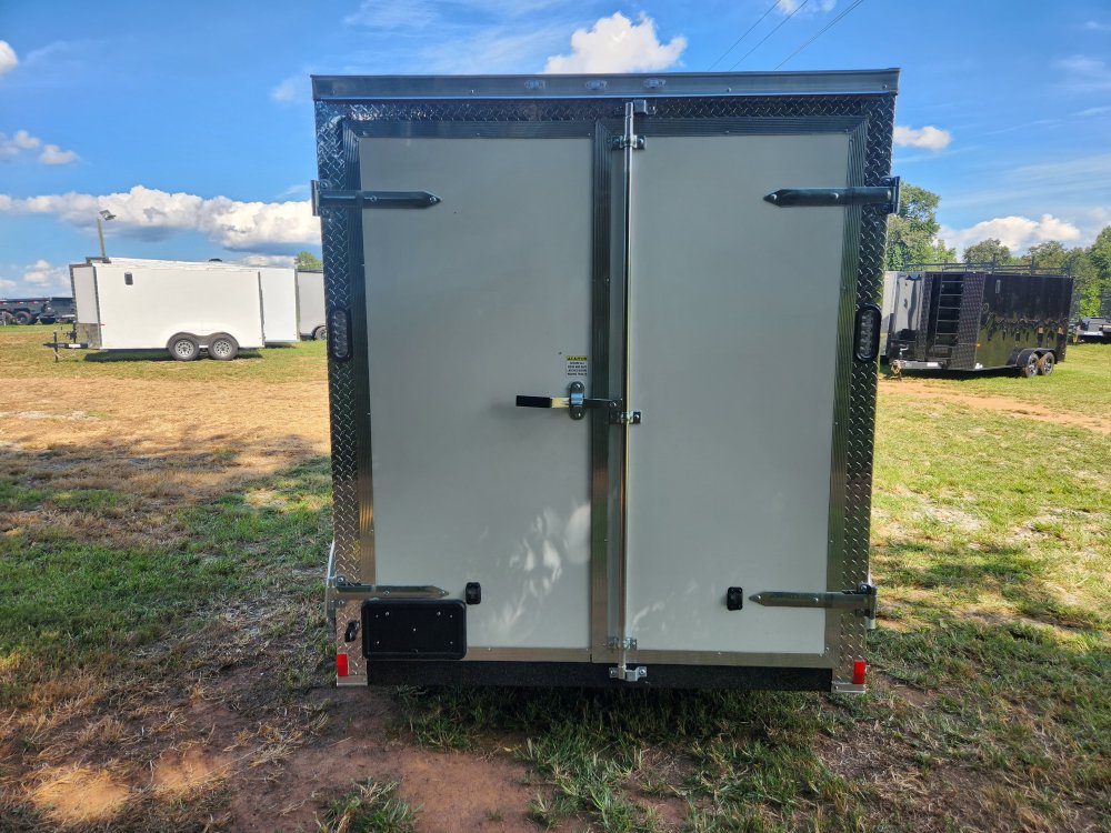 2026 Rock Solid Cargo 6x12 7k Enclosed w/ Polycore Upgrade and Barn Doors