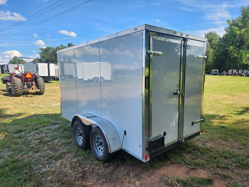 2026 Rock Solid Cargo 6x12 7k Enclosed w/ Polycore Upgrade and Barn Doors