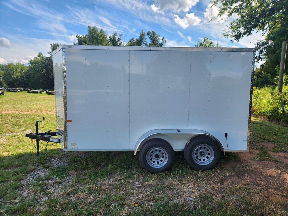 2026 Rock Solid Cargo 6x12 7k Enclosed w/ Polycore Upgrade and Barn Doors