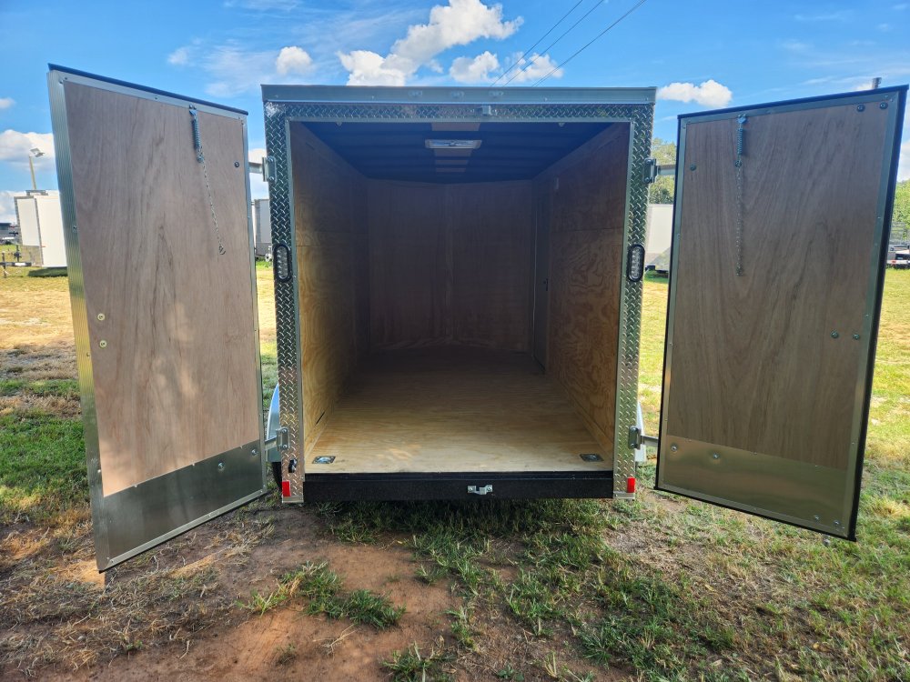 2026 Rock Solid Cargo 6x12 7k Enclosed w/ Polycore Upgrade and Barn Doors