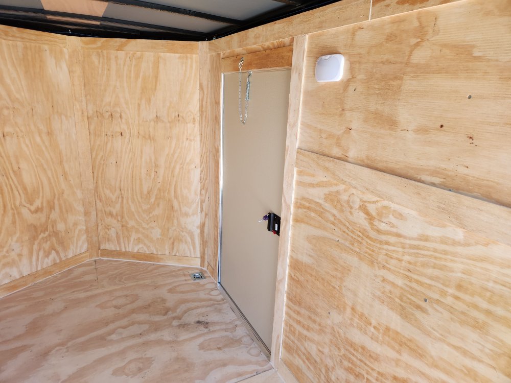 2026 Rock Solid Cargo 6 x 10 Single Axle Enclosed w/ Polycore Metal Upgrade and Semi-Screwless Upgra