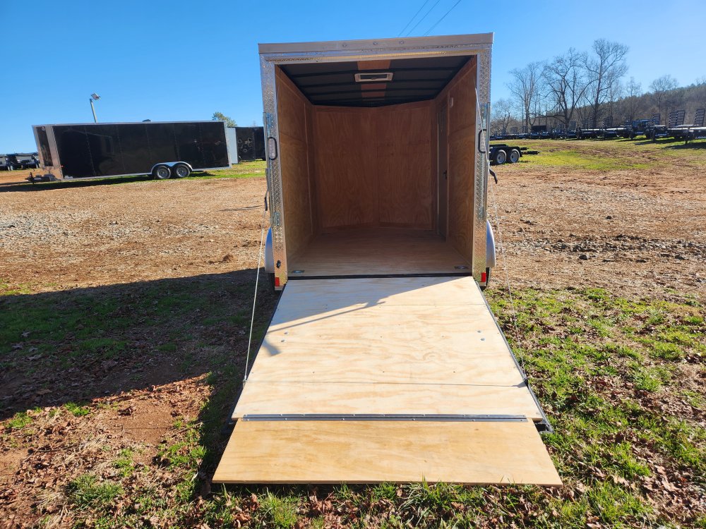 2026 Rock Solid Cargo 6 x 10 Single Axle Enclosed w/ Polycore Metal Upgrade and Semi-Screwless Upgra