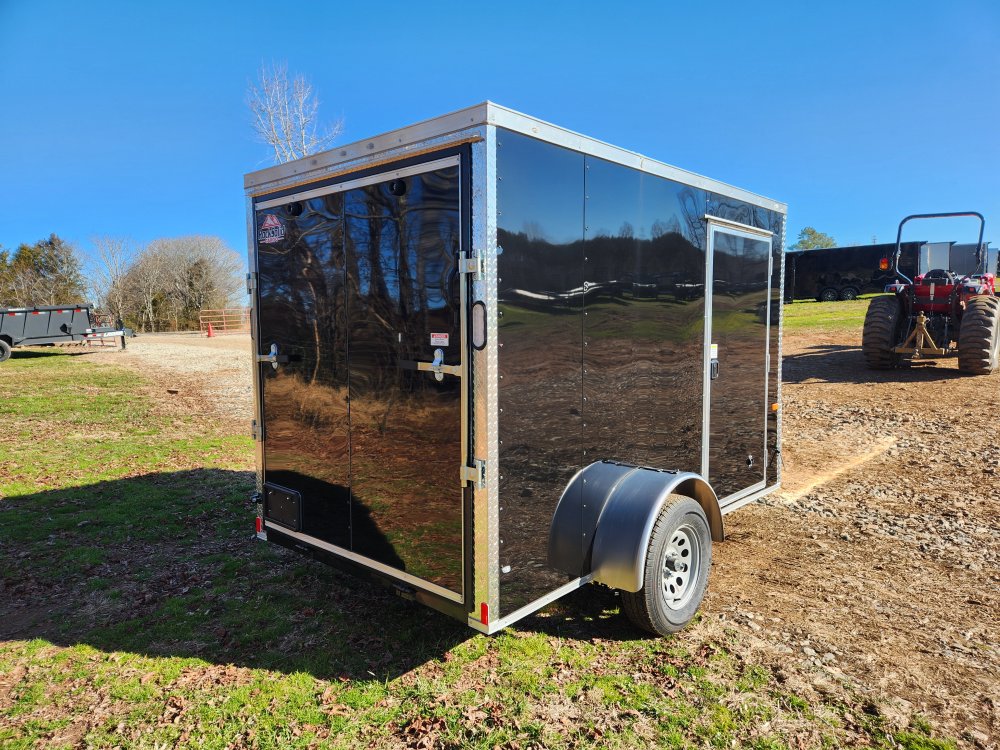 2026 Rock Solid Cargo 6 x 10 Single Axle Enclosed w/ Polycore Metal Upgrade and Semi-Screwless Upgra