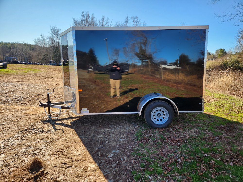2026 Rock Solid Cargo 6 x 10 Single Axle Enclosed w/ Polycore Metal Upgrade and Semi-Screwless Upgra