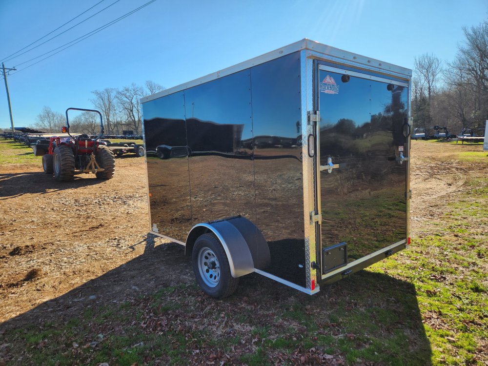 2026 Rock Solid Cargo 6 x 10 Single Axle Enclosed w/ Polycore Metal Upgrade and Semi-Screwless Upgra