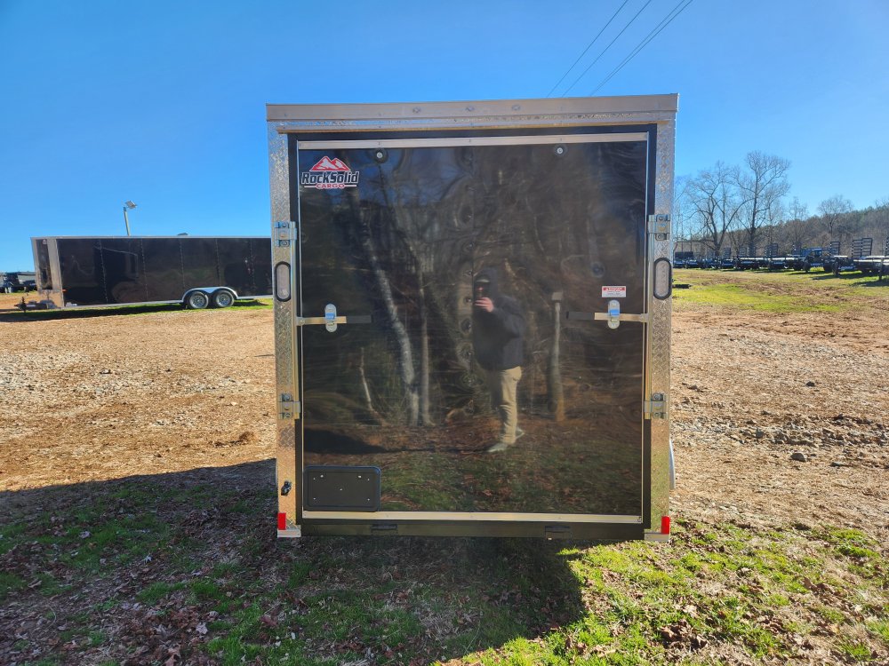 2026 Rock Solid Cargo 6 x 10 Single Axle Enclosed w/ Polycore Metal Upgrade and Semi-Screwless Upgra