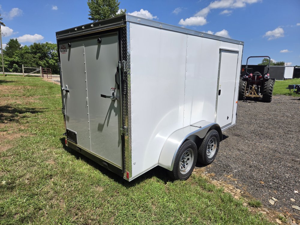 2026 Rock Solid Cargo 6x12 7k Enclosed w/ Polycore Upgrade and Semi-Screwless Upgrade