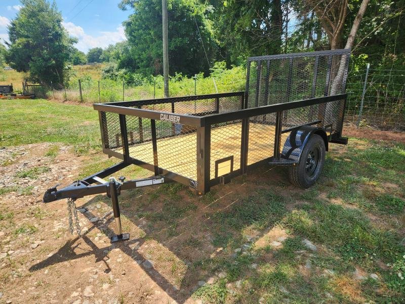 2025 Caliber 6x10 Single Axle Utility w/ 2' Mesh Sides