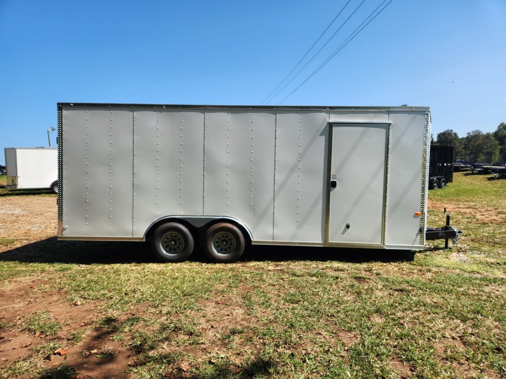 2026 Rock Solid Cargo 8.5x20 10k Enclosed w/ Polycore (.080) Metal Upgrade and 7' Interior