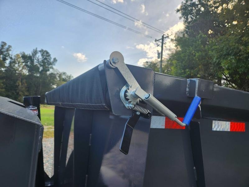 2026 Lamar Trailers 7x16 21k Gooseneck Telescopic Dump w/ Wireless Remote, Solar Charger, 2 Batterie