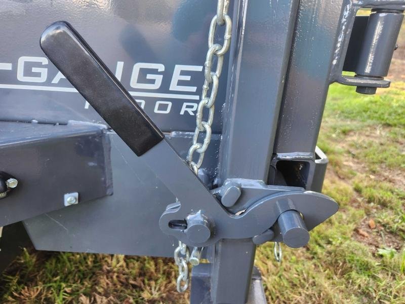 2026 Lamar Trailers 7x16 21k Gooseneck Telescopic Dump w/ Wireless Remote, Solar Charger, 2 Batterie