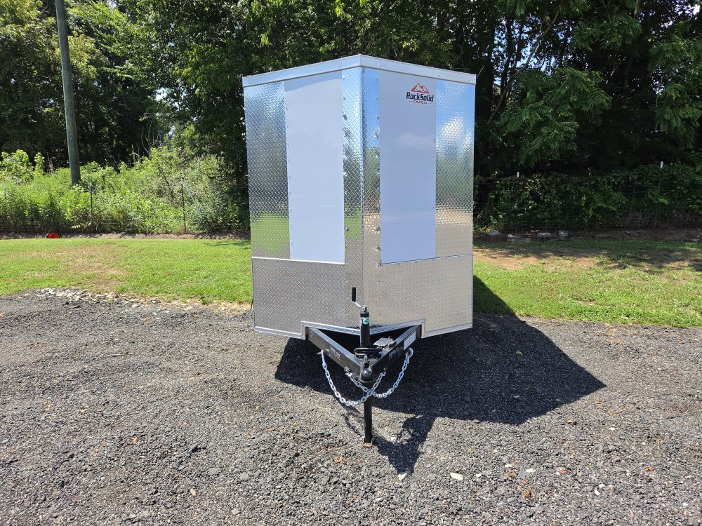 2026 Rock Solid Cargo 6x12 7k Enclosed w/ Polycore Upgrade and Semi-Screwless Upgrade