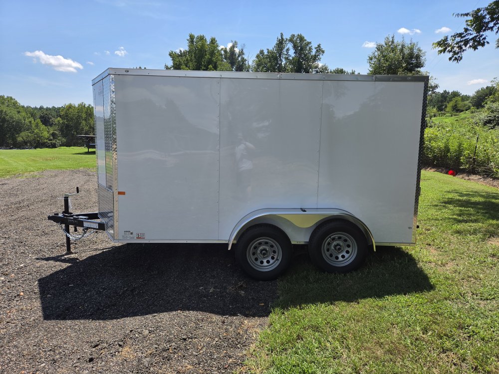 2026 Rock Solid Cargo 6x12 7k Enclosed w/ Polycore Upgrade and Semi-Screwless Upgrade