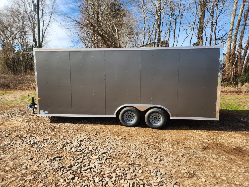 2026 Rock Solid Cargo 8.5x20 10k Enclosed w/ Polycore (.080) Metal Upgrade and 7' Interior