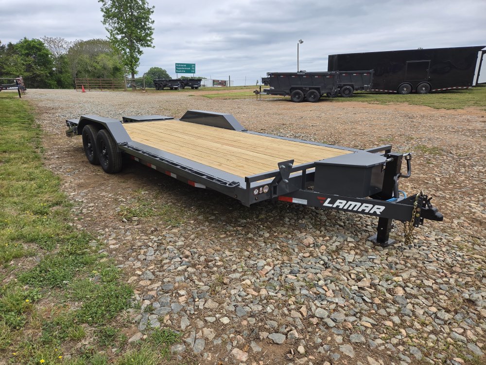 2026 Lamar 102x22 14k Equipment Hauler w/ Tool Box and Rhino Ramps