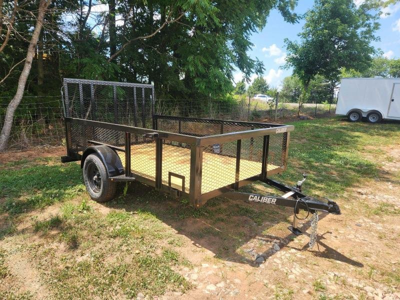 2025 Caliber 6x10 Single Axle Utility w/ 2' Mesh Sides