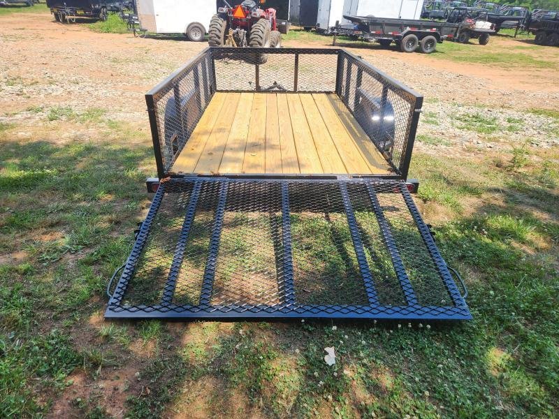 2025 Caliber 6x10 Single Axle Utility w/ 2' Mesh Sides
