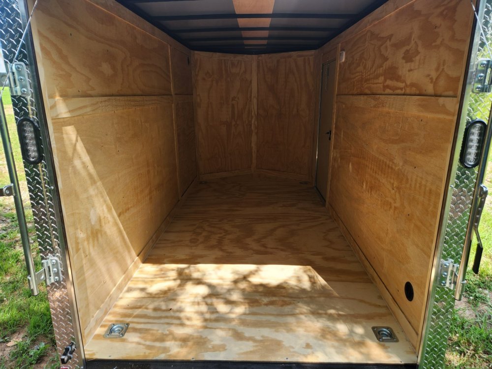 2026 Rock Solid Cargo 6x12 Single Axle Enclosed w/ Polycore Metal Upgrade and Side Vents