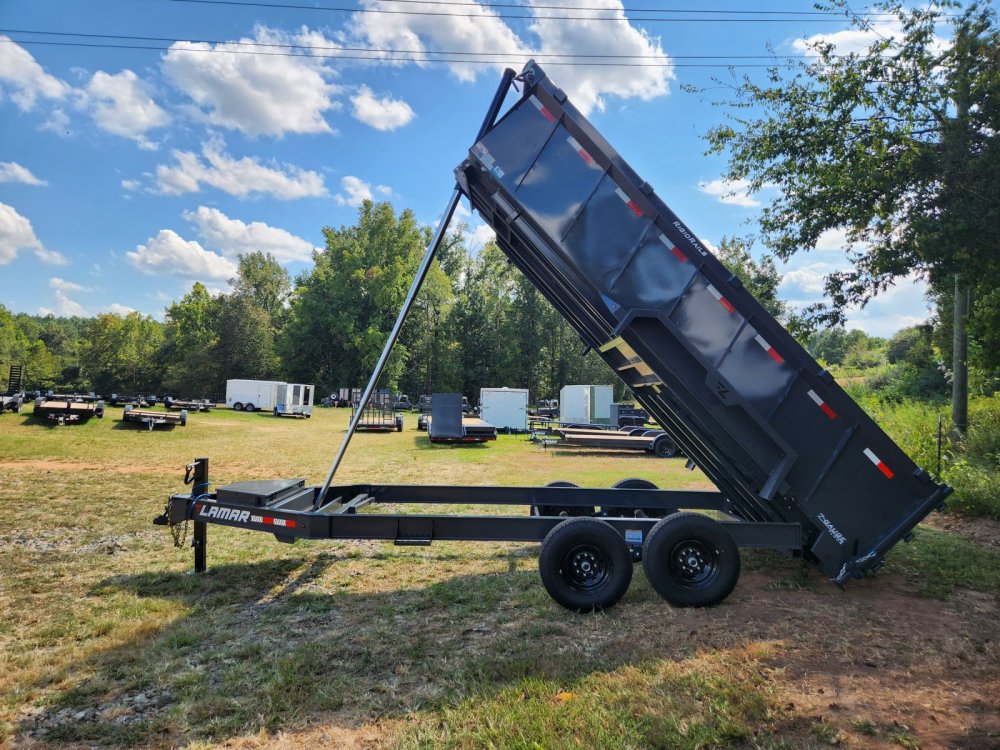 2026 Lamar 7X16 14K Telescopic Dump w/ 36" Sides