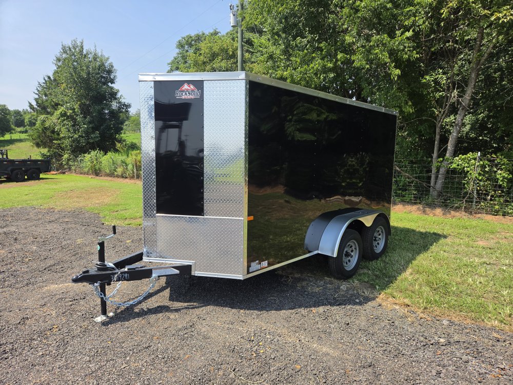 2026 Rock Solid Cargo 6x12 7k Enclosed w/ Polycore (.080) Metal Upgrade and Semi-Screwless Upgrade
