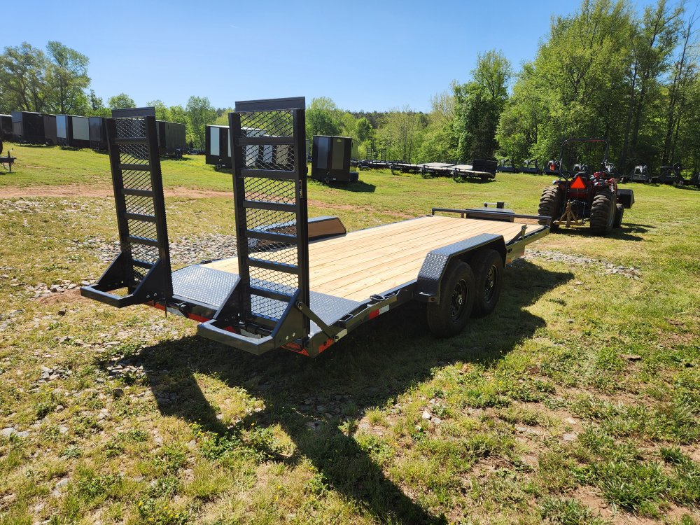 2025 Lamar Trailers 83x20 14k Equipment Hauler W/ Toolbox and Stand-Up Ramps