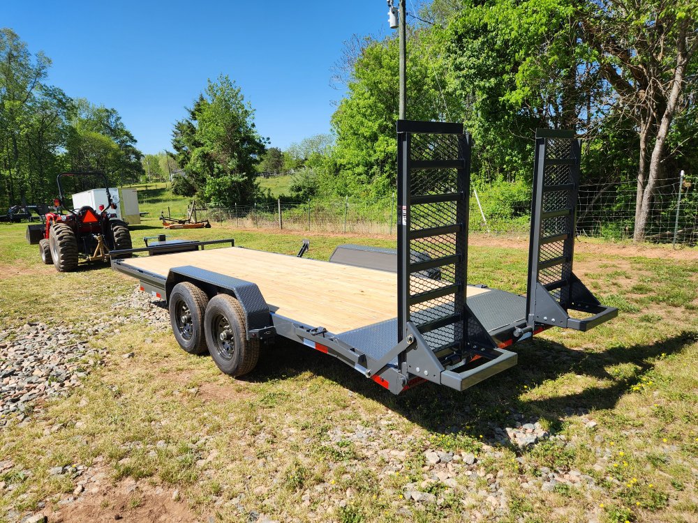 2025 Lamar Trailers 83x20 14k Equipment Hauler W/ Toolbox and Stand-Up Ramps
