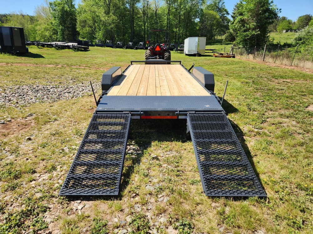 2025 Lamar Trailers 83x20 14k Equipment Hauler W/ Toolbox and Stand-Up Ramps