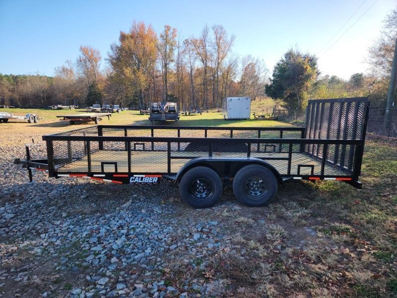 2025 Caliber 7x16 7k Utility w/ 2' Mesh Sides