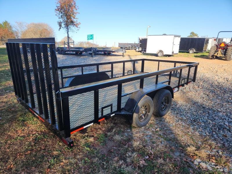 2025 Caliber 7x16 7k Utility w/ 2' Mesh Sides